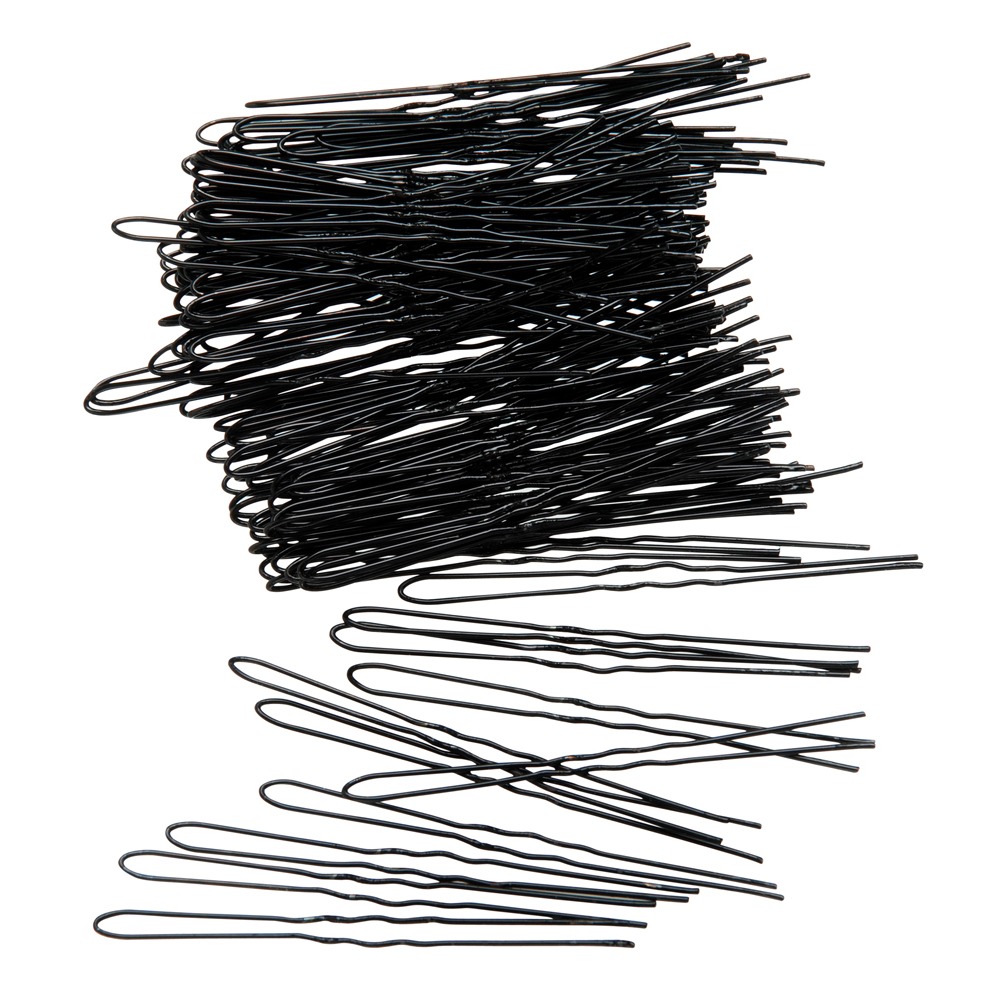 Grampo Invisível para Cabelo Santa Clara Preto 100 Unidades Ref. 254