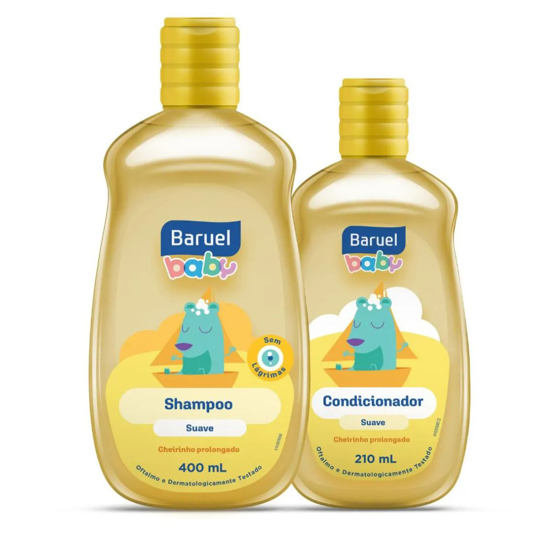 KIT SHAMPOO 400ML+CONDICIONADOR 210ML BARUEL BABY