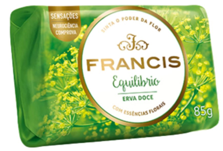 SABONETE DUZIA BARRA FRANCIS INTENSO VERDE 12X85G