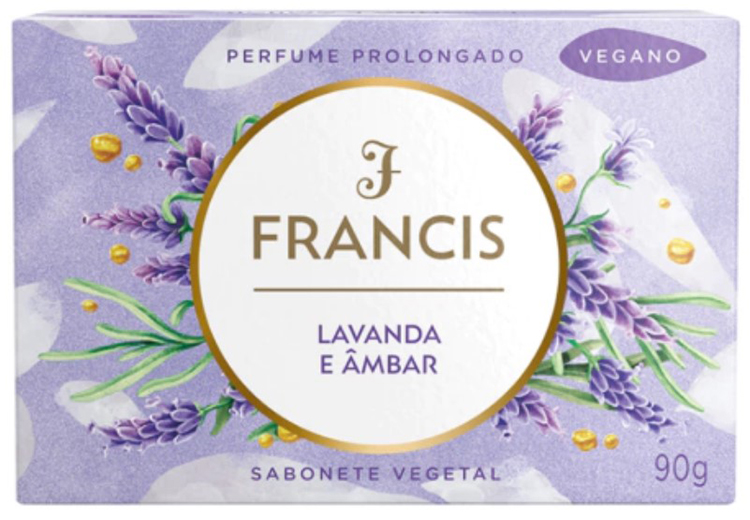 SABONETE DUZIA BARRA FRANCIS CLASSICO LILAS 12X90G