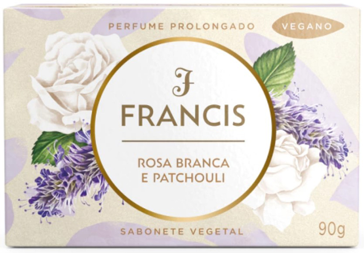 SABONETE DUZIA BARRA FRANCIS CLASSICO BRANCO 12X90G