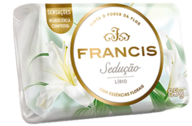 SABONETE BARRA FRANCIS SUAVE BRANCO 85g