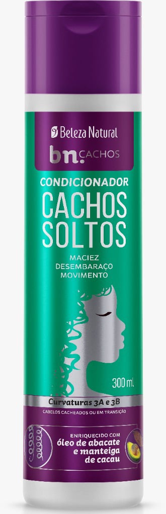 CONDICIONADOR BELEZA NATURAL CACHOS SOLTOS 300ML