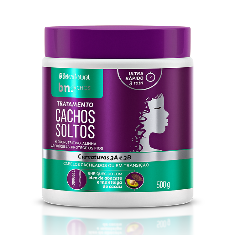CREME DE TRATAMENTO BELEZA NATURAL CACHOS SOLTOS 500G