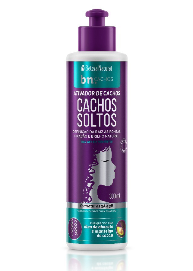 ATIVADOR DE CACHOS BELEZA NATURAL CACHOS SOLTOS 300ML