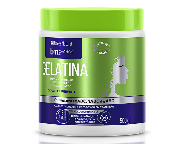 GELATINA BELEZA NATURAL CACHOS 500G