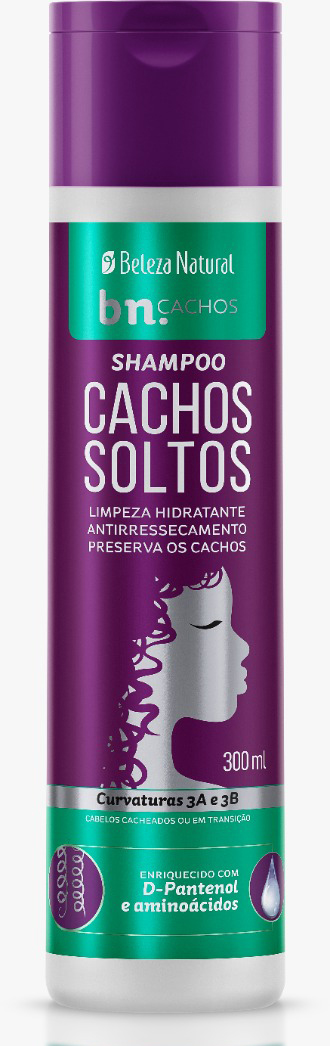 SHAMPOO BELEZA NATURAL CACHOS SOLTOS 300ML