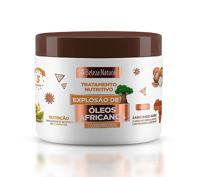 TRATAMENTO NUTRITIVO EXPLOSÃO DE ÓLEOS AFRICANOS 500G