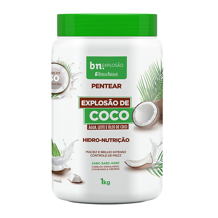 CREME PARA PENTEAR BELEZA NATURAL EXPLOSÃO DE COCO 1KG