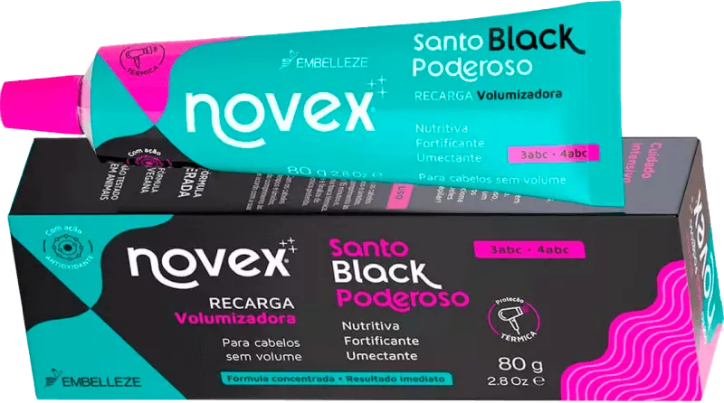 RECARGA MEUS CACHOS SANTO BLACK 80G