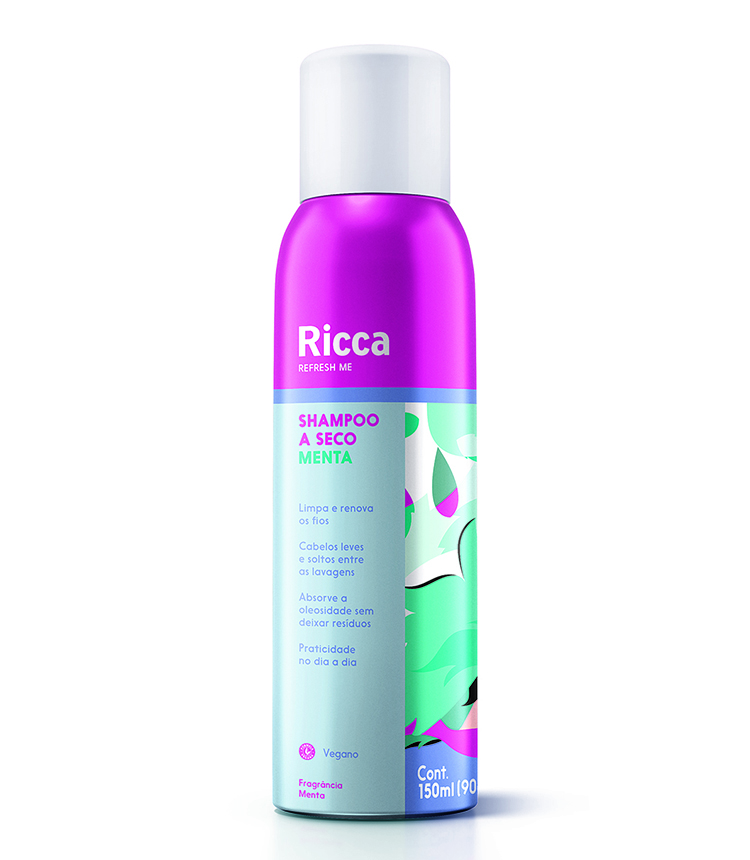 Shampoo a Seco Ricca Menta 150ml