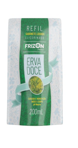 SABONETE LÍQUIDO ERVA DOCE 200 ML REFIL