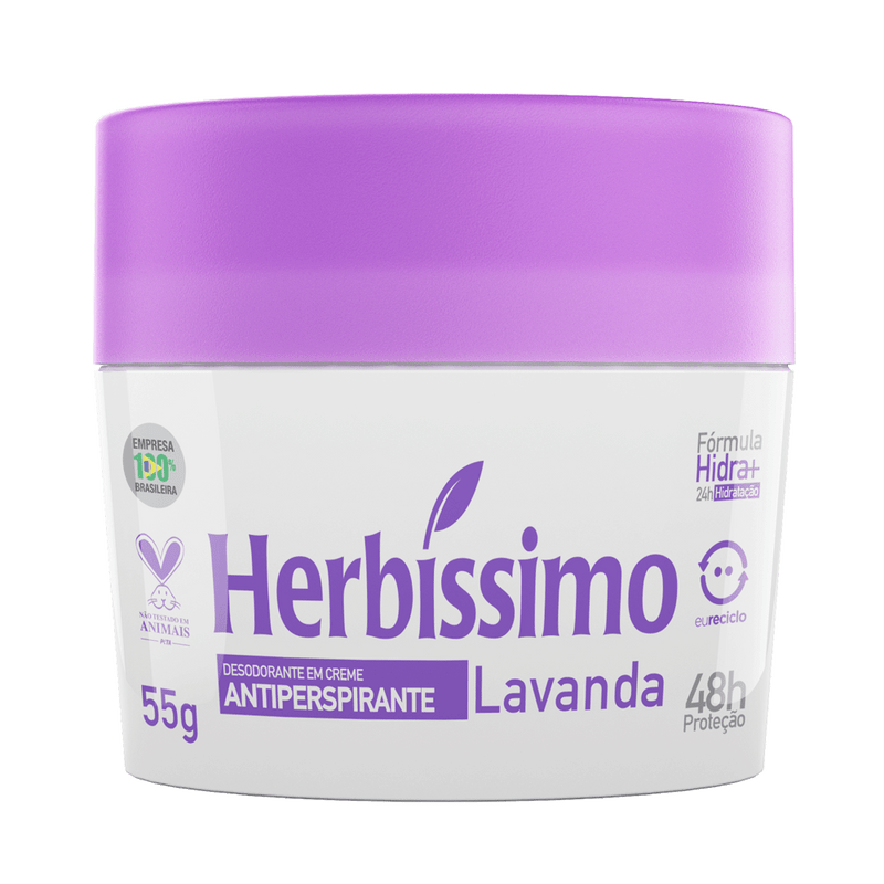 DESODORANTECREME HERB. LAVANDA 55 GR