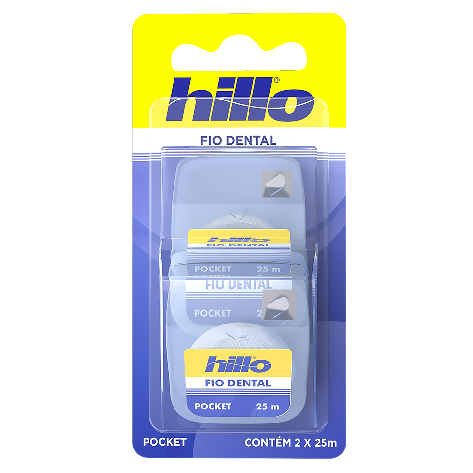 FIO DENTAL HILLO POCKET 025M C/2