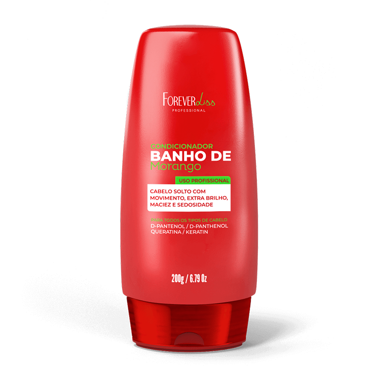 CONDICIONADOR BANHO DE MORANGO FOREVER LISS 200G