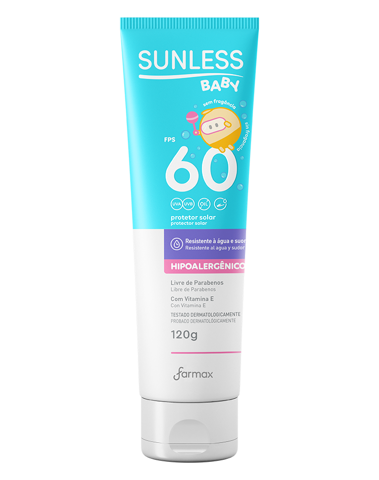 PROTETRO SOL.AR BABY FPS60 BISNAGA SUNLESS 120G