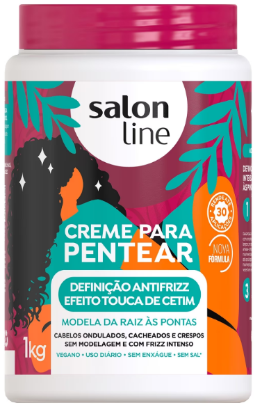 CREME PARA PENTEAR SALON LINE DEFINIÇÃO ANTIFRIZZ 1KG