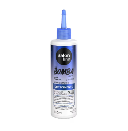 TÔNICO NOTURNO SALON LINE SOS BOMBA ORIGINAL CRESCIMENTO 100ML