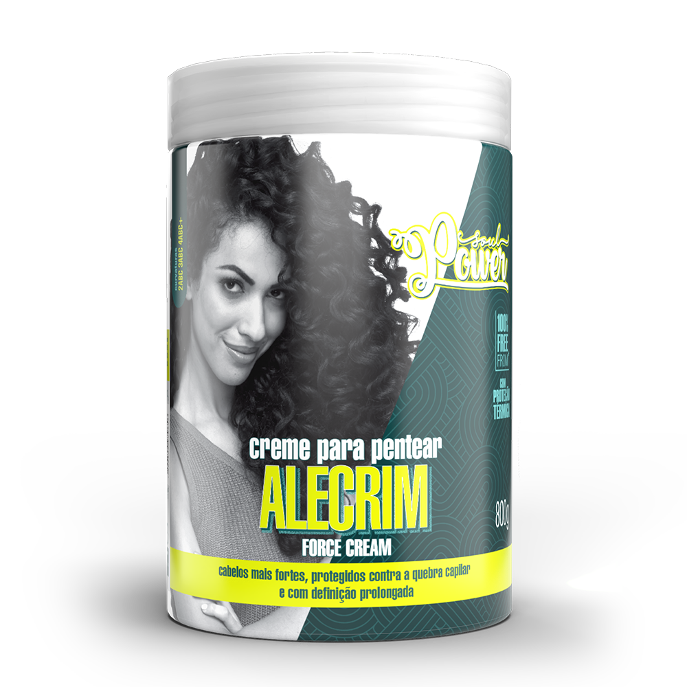 CREME PARA PENTEAR ALECRIM FORCE CREAM SOUL POWER 800G