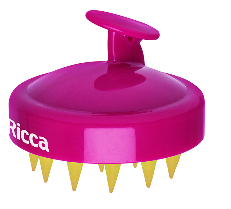 Massageador de Couro Cabeludo Ricca Shampoo Brush