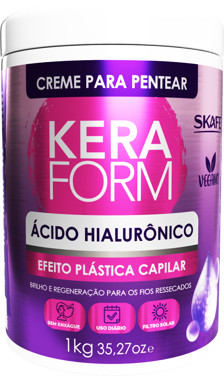 CREME PARA PENTEAR KERAFORM ÁCIDO HIALURÔNICO 1KG