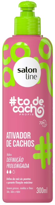 ATIVADOR DE CACHOS SALON LINE #TODECACHO HIDRA DEFINIÇÃO PROLONGADA 300ML