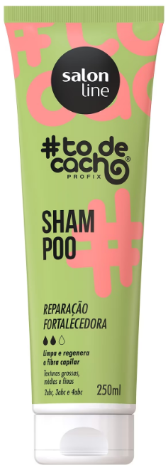SHAMPOO SALON LINE #TODECACHO REPARAÇÃO FORTALECEDORA 250ML