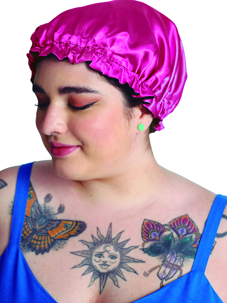 Touca Ricca de Cetim Dupla Face