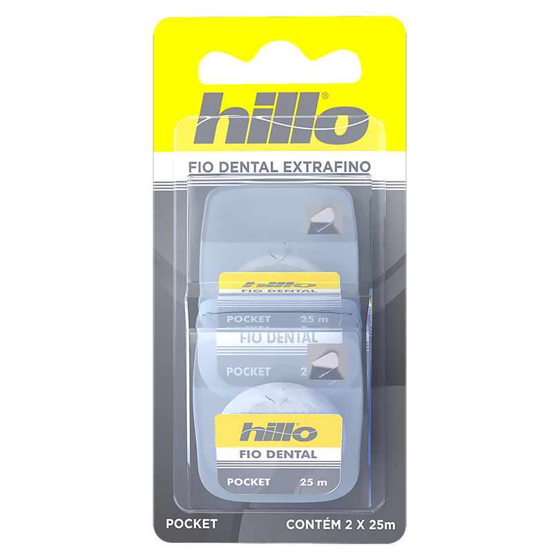 FIO DENTAL HILLO E FINO POCKET 025M C/2