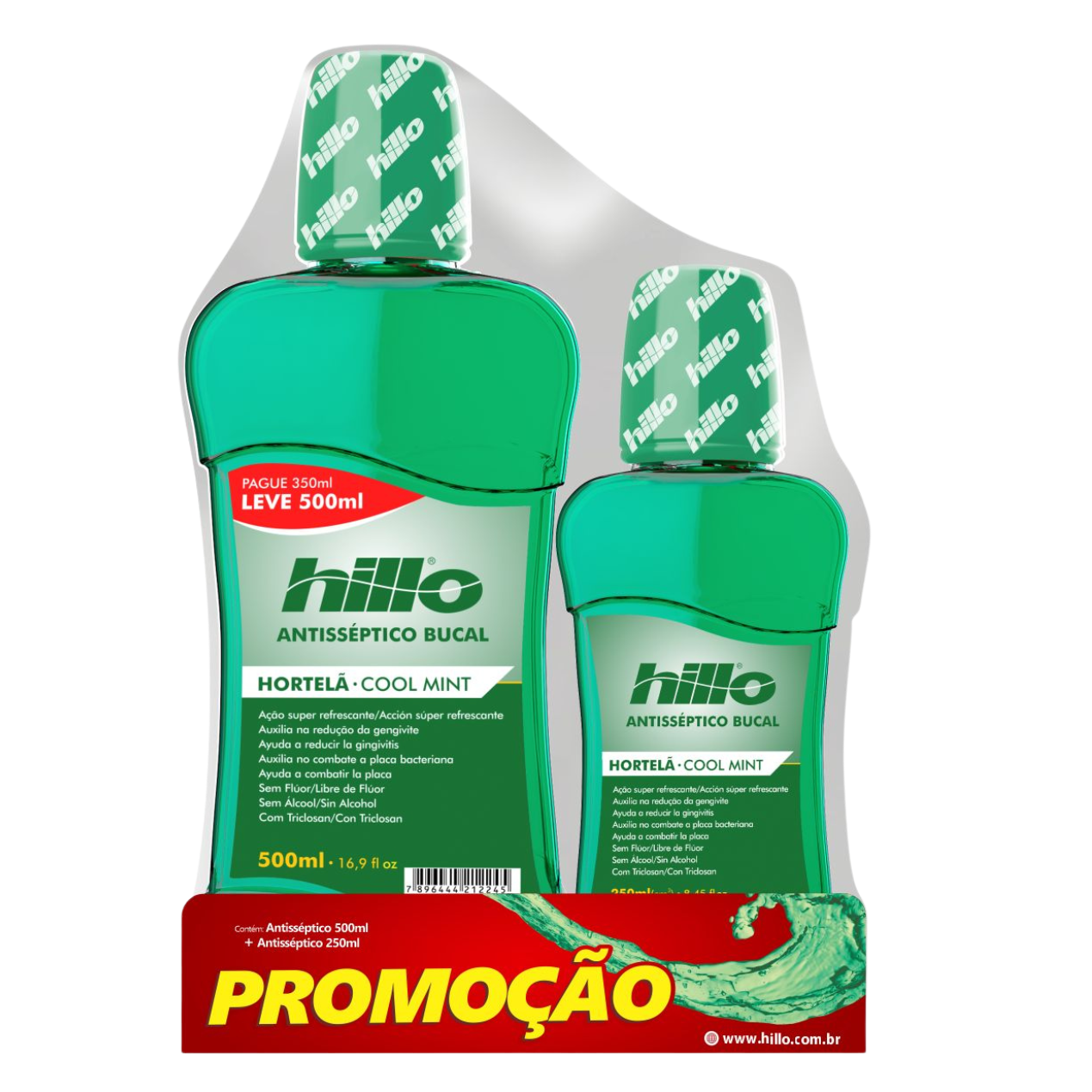 PACK ANTISSEPTIC.HILLO HORT.500ML+250ML