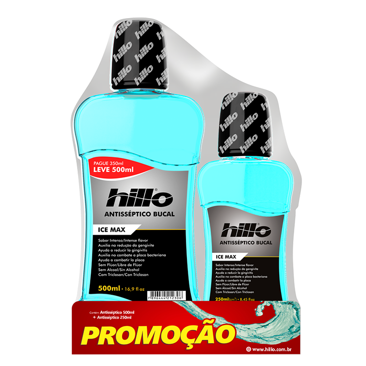 PACK ANTISSEPTIC.HILLO ICE 500ML+250ML