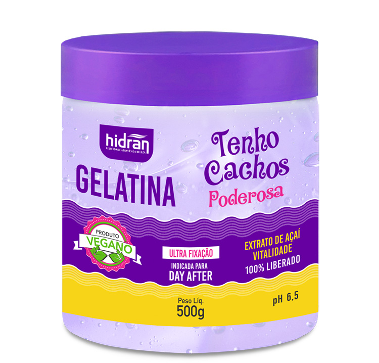 TENHO CACHOS PODEROSA GELATINA ACAI 500G