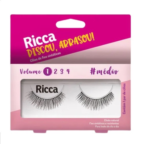 Cílios Ricca Vol. 01 Médio - 301
