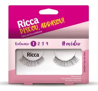 Cílios Ricca Vol. 01 Médio - 302