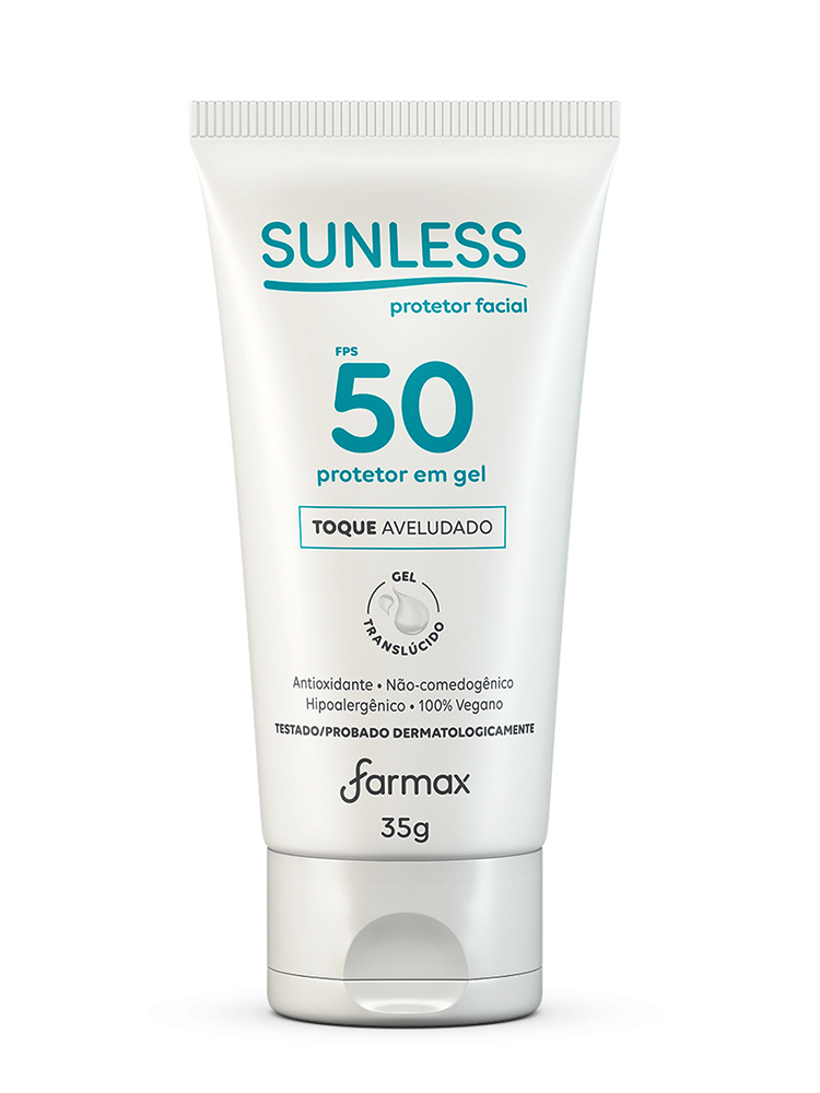 PROT.FACIAL FPS50 TRANSLUCIDO SUNLESS35G