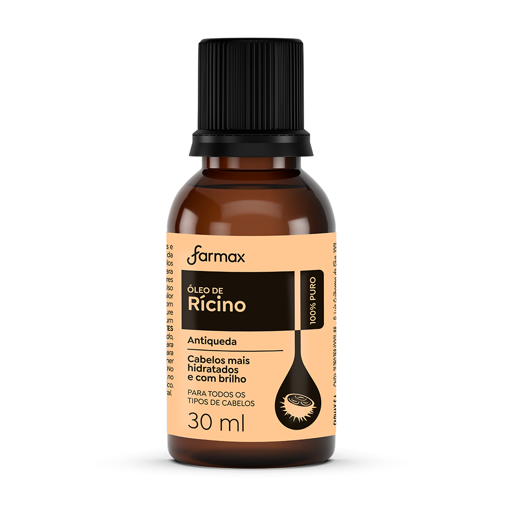 OLEO DE RICINO PURO FARMAX 30ML