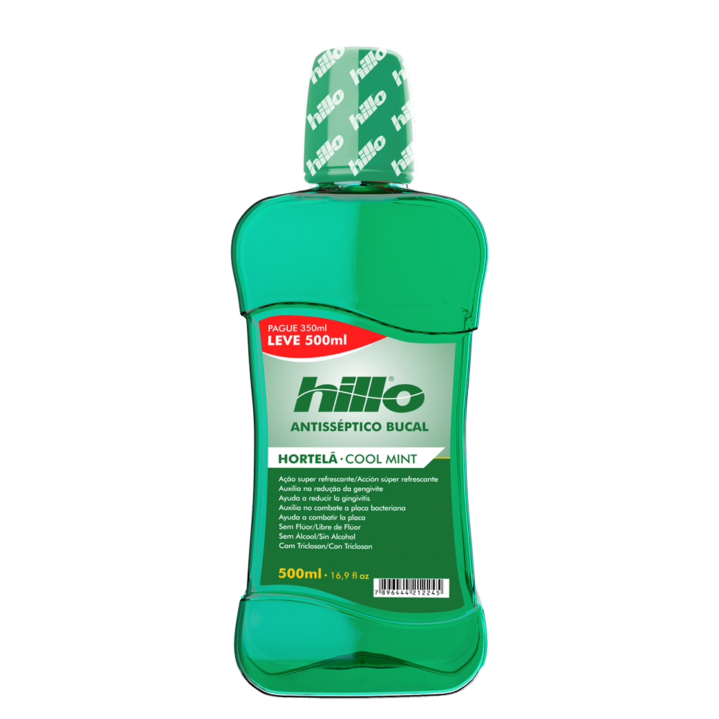 ANTISSEPTICO HILLO VEGANO HORTELA 500ML