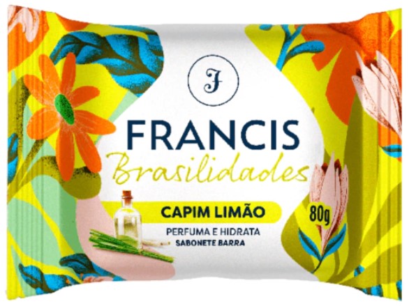 SABONETE BARRA FRANCIS BRASILIDADES LIMÃO 80G