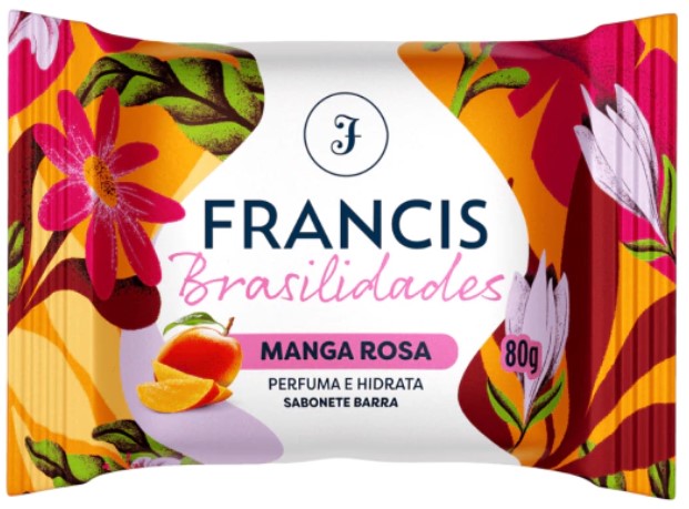 SABONETE BARRA FRANCIS BRASILIDADES LARANJA 80G