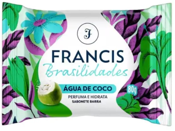 Sabonete Barra Francis Brasilidades Branco 80g