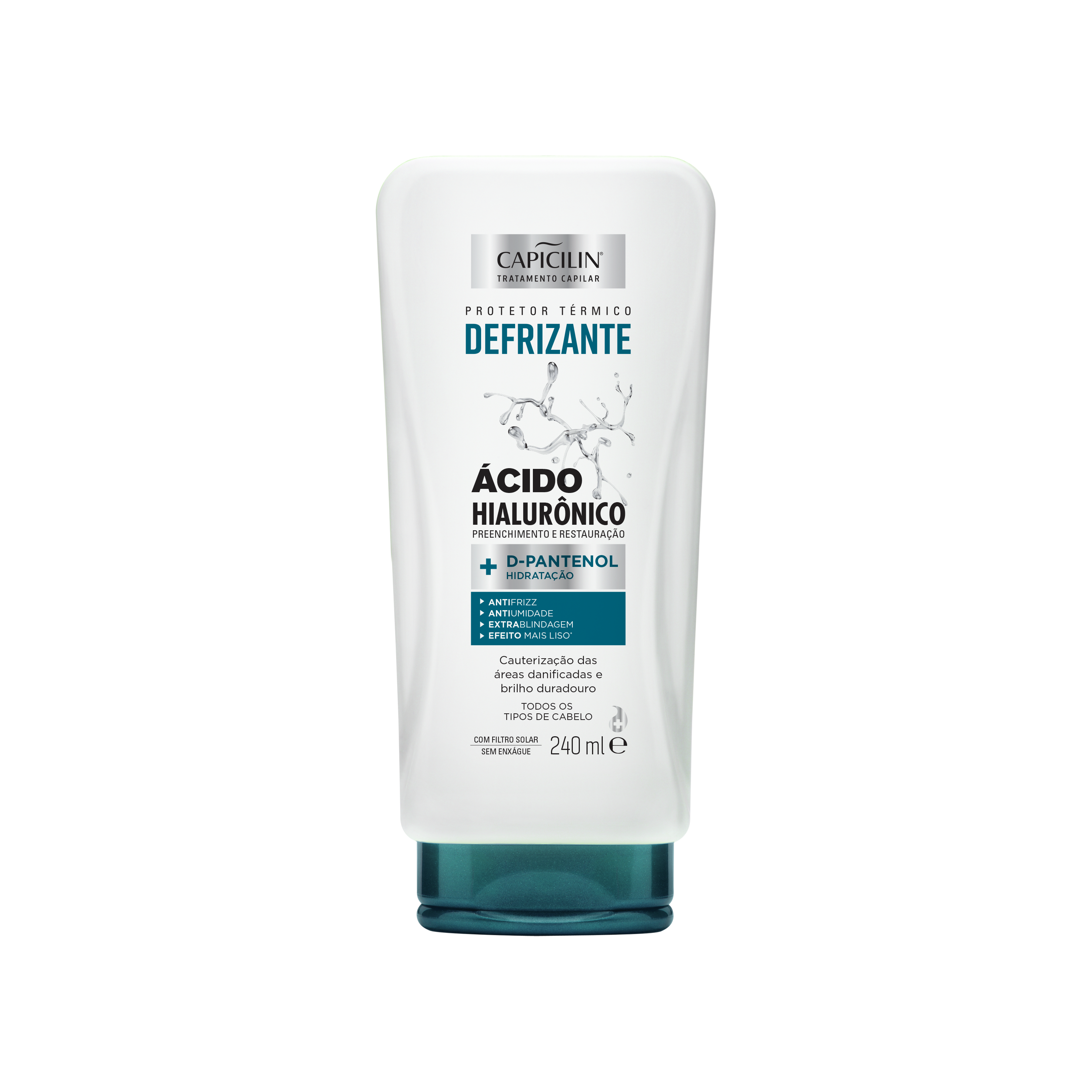 Defrizante Capicilin Ácido Hialurônico + D-Pantenol 240ml