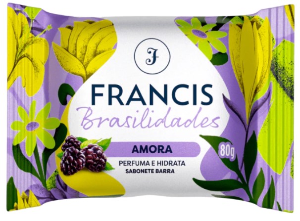 SABONETE BARRA FRANCIS BRASILIDADES ROXO 80G