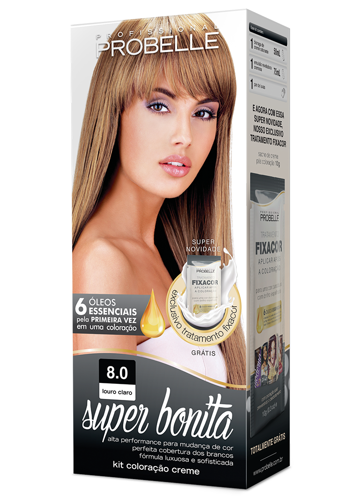 Coloração Super Bonita 8.0 Louro Claro