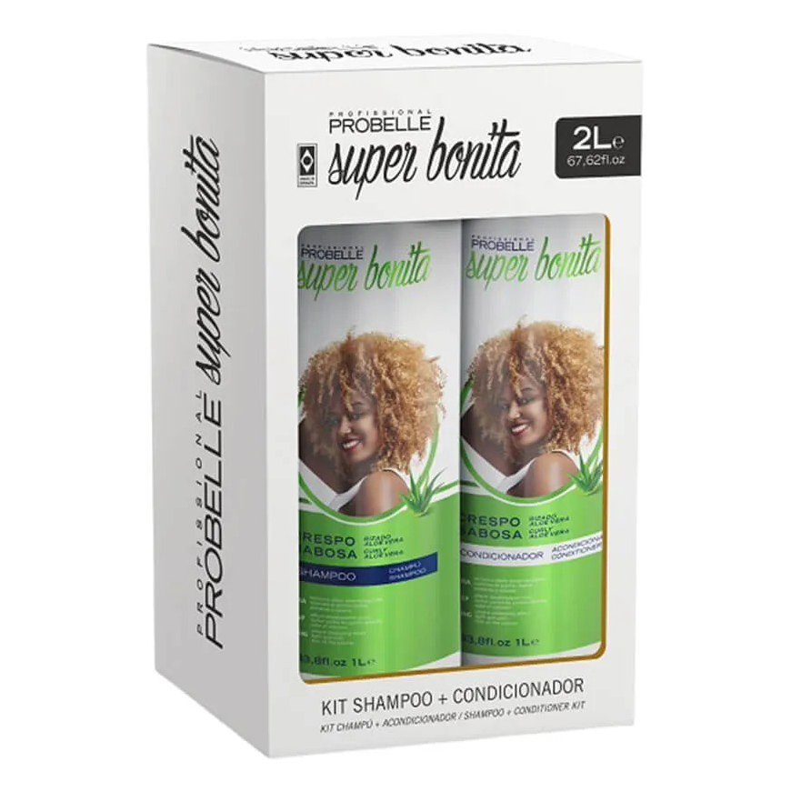 PACK SHAMPOO+CONDICIONADOR CRESPO BABOSA SUPER BONITA 2L