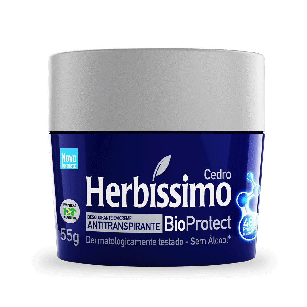 DEO CREME HERBISSIMO BIOPROTECT 55 GR - CEDRO
