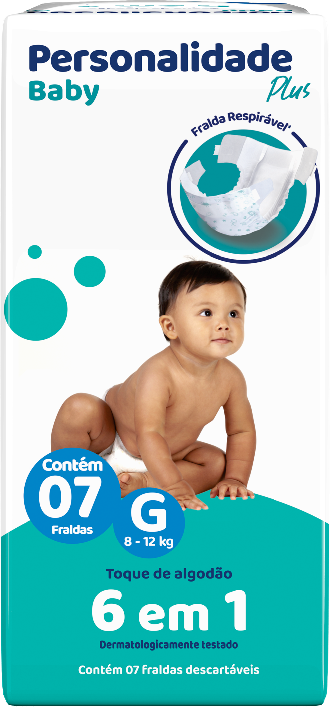 FRALDA PERSONALIDADE B PLUS REGULAR GDE 16X07UN