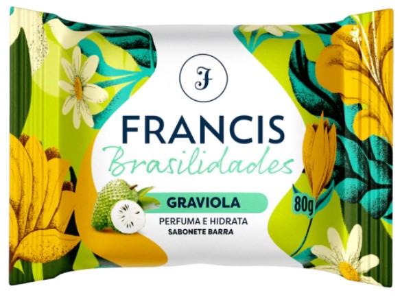 SABONETE BARRA FRANCIS BRASILIDADES VERDE 80G