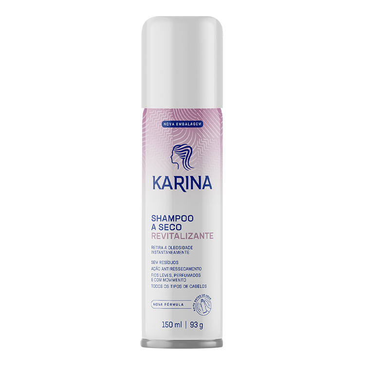 SHAMPOO A SECO KARINA REVITALIZANTE PACK/3 150ML