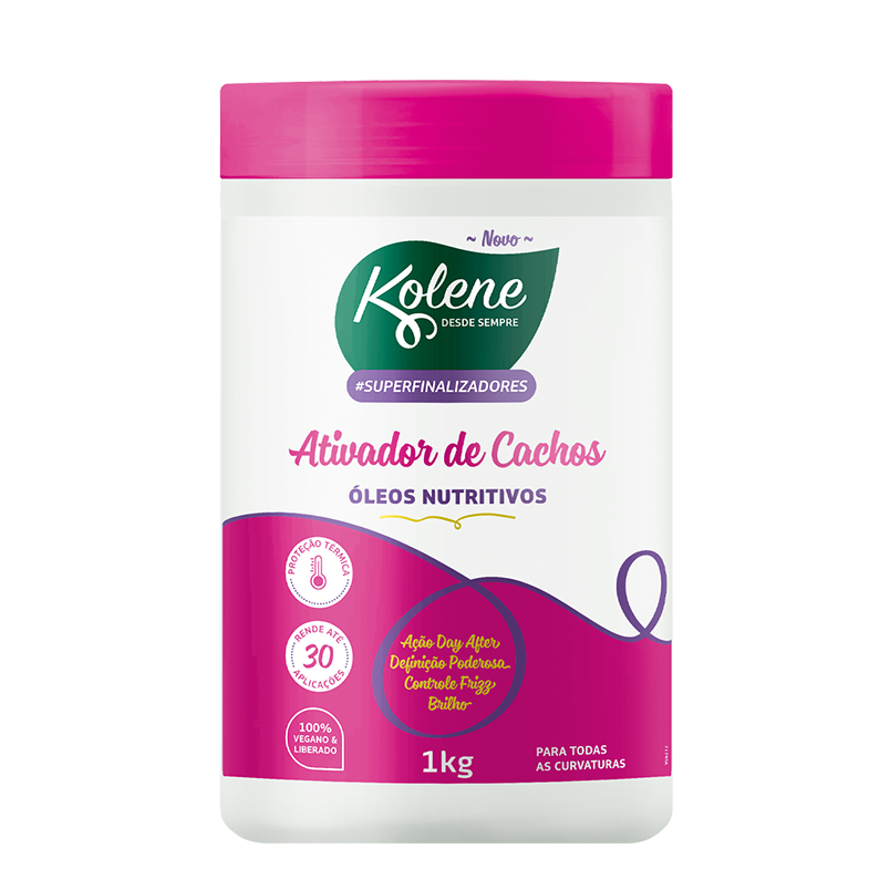 CONDICIONADOR ATIVADOR DE CACHOS KOLENE SUPERFINALI ROSA 1KG