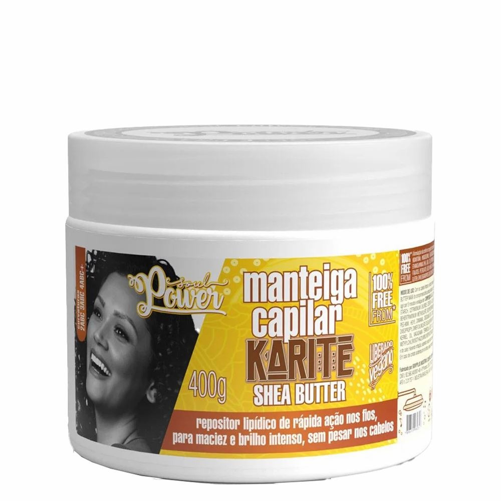 MANTEIGA CAPILAR KARITÉ SHEA BUTTER MASK 400G